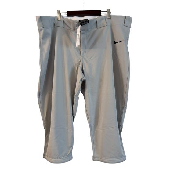 NWT Nike Women's Vapor Select Softball Pants size XXL Gray Dri Fit - Picture 1 of 6